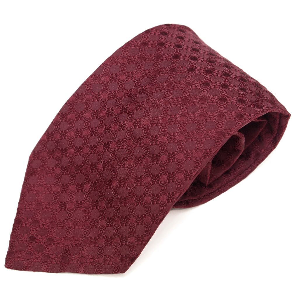 Vintage Retro Burgundy 60's 70's Polyester Necktie Neck Tie